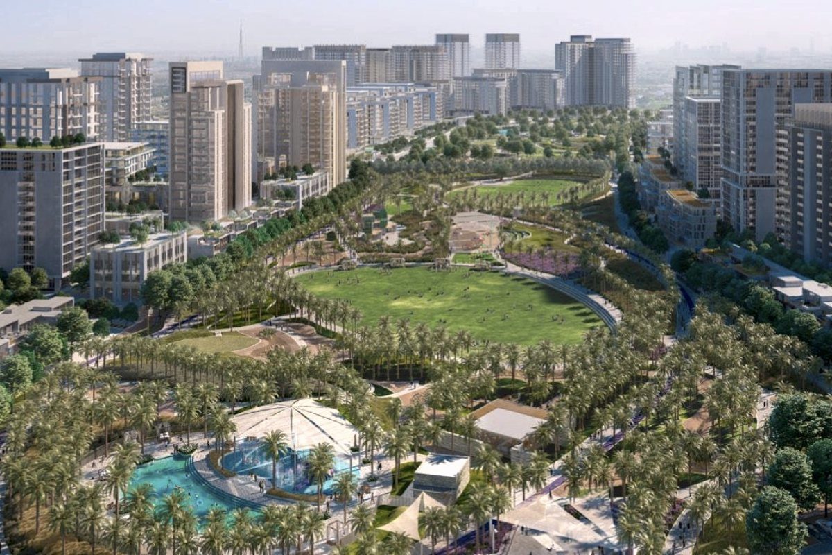 Dubai Hills Estate mit zentralem Park